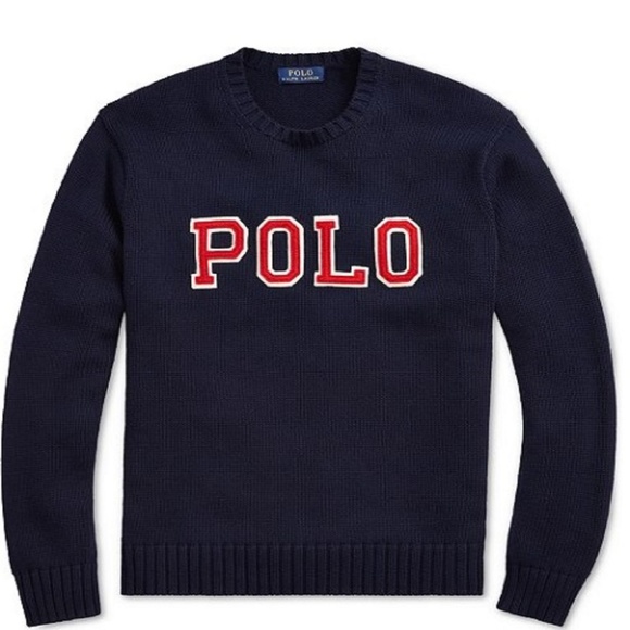 SOLD~Polo Ralph Lauren Men's Logo Graphic Sweater - Picture 8 of 8